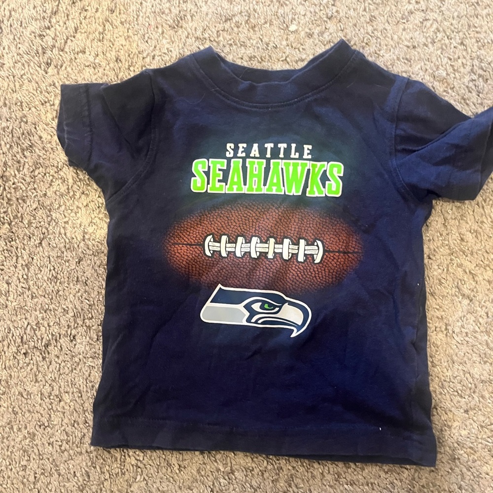 Short Sleeve Seattle Seahawks Toddler T-shirt
